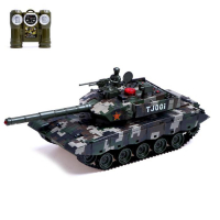 Танк радиоуправляемый &laquo;Армия&raquo;, с эффектом дыма, работает от аккумулятора