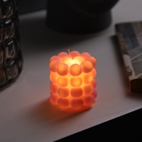 Светодиодная фигура &laquo;Свеча шарики&raquo; 5х5 см, батарейки АG13х3 (в комплекте), свечение теплое белое