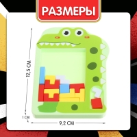 Настольная игра &laquo;Кроко тетрис&raquo;, 1 игрок, 3+