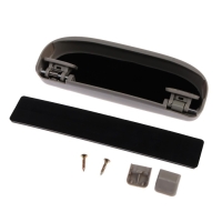 Держатель-футляр для очков, 21.5&times;6 см, серый