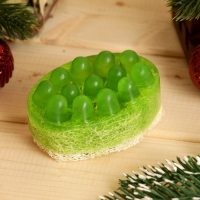 Массажное мыло с люффой "Сосновый бор" 100 г