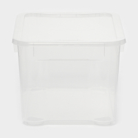 Ящик для хранения с крышкой &laquo;Кристалл XS Plus&raquo;, 16 л, 38,9&times;27,5&times;21,5 см, цвет прозрачный