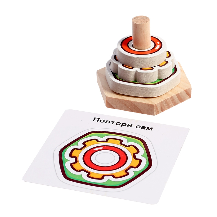 Развивающий набор «Собери колечки», 3+ Развивающий набор «Собери колечки», 3+