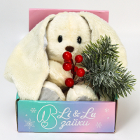 Новогодняя мягкая игрушка &laquo;Новогодний Lu&raquo;, заяц, 25 см, на новый год