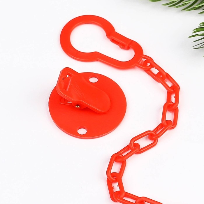 Подарочный набор новогодний: соска-пустышка ортодонт., +6 мес., и держатель на цепочке &laquo;Наше счастье&raquo; в шаре, подарочная упаковка, Крошка Я