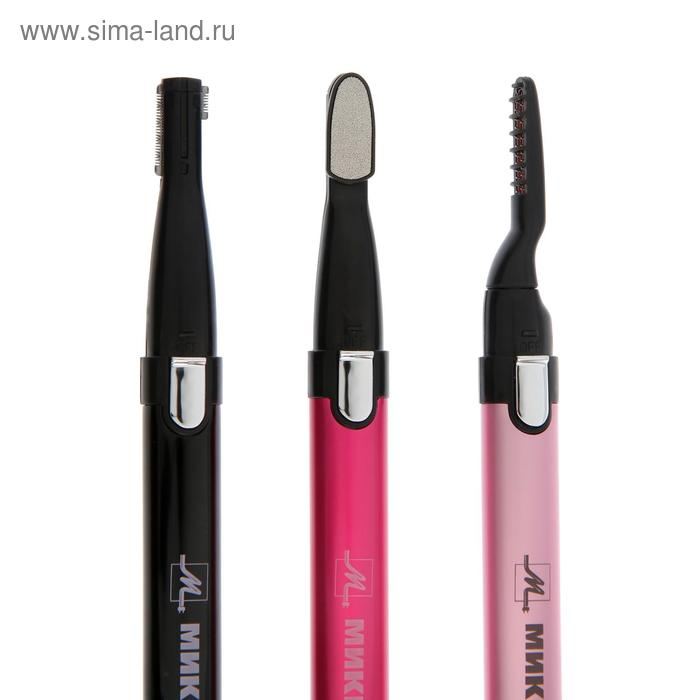 Набор 3 в 1 Набор 3 в 1 "МИКМА" ИП 2151, 2 Вт, 1хААА, триммер, завивка ресниц, полировка ногтей