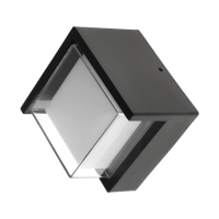 Светильник фасадный &laquo;Сити&raquo;, FSD-037, 5 Вт, 4000К, квадрат, IP65, 220 В, пластик, черный