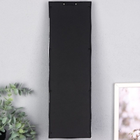 Подсвечник пластик, стекло на 1 свечу "Отражение благословения" d-4 см серебро 8х12х41 см