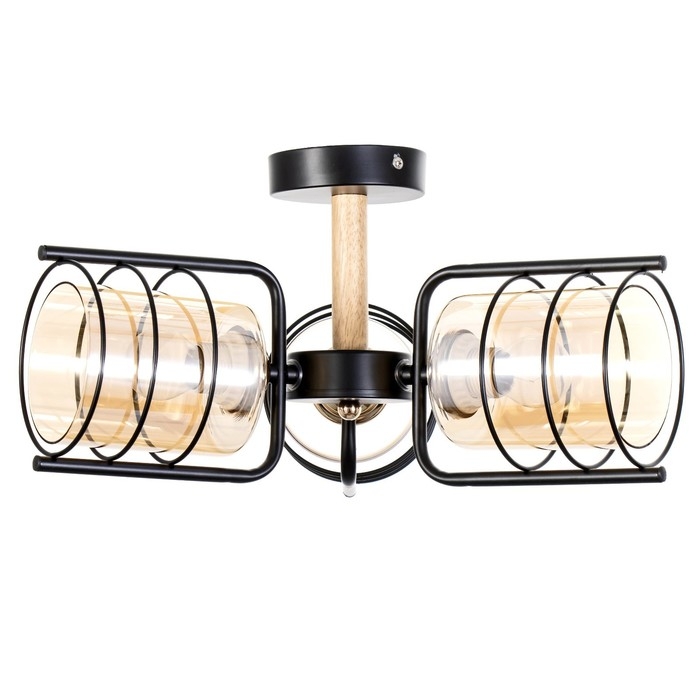 Люстра Люстра "Моана" 3хЕ27 40Вт черный 43х43х21см BayerLux