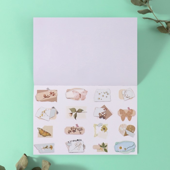 Наклейки в книжке "Классика и акварель" + 3 фона 20,7х14,2 см