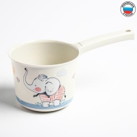 Ковш пластиковый для купания и мытья головы, детский банный ковшик &laquo;Слоник&raquo;, 1,5 л., ДЕКО