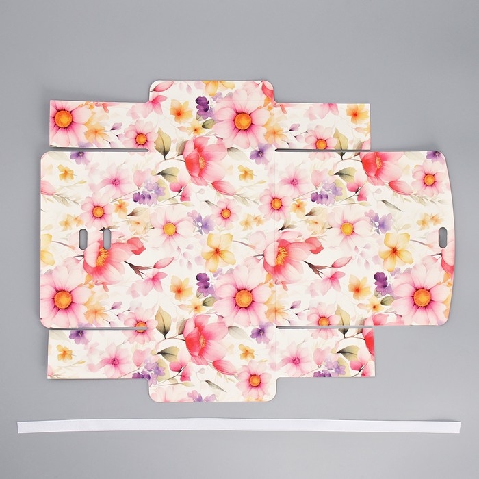 Коробка подарочная складная двухсторонняя, упаковка, &laquo;With love&raquo;, 16.5 х 12.5 х 5 см