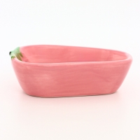 Миска керамическая для грызунов "Клубника" 10 х 11 х 4 см