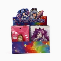 Значки деревянные &laquo;Аниме&raquo; в шоубоксе, 20 шт