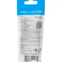 Кабель VIXION PRO VX-27i, Type-C - Lightning, 10 Вт, 1 м, белый