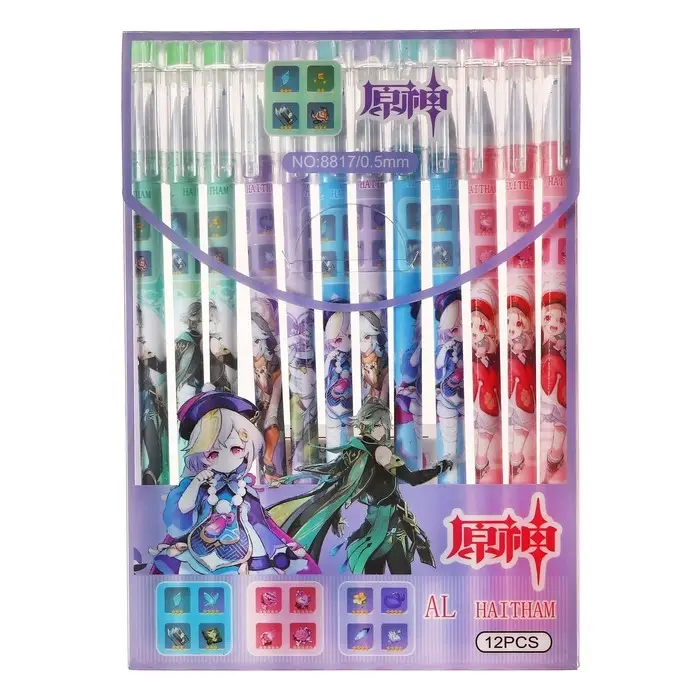 Ручка гелевая Calligrata &laquo;Аниме&raquo;, 0.5 мм, стержень синий, МИКС