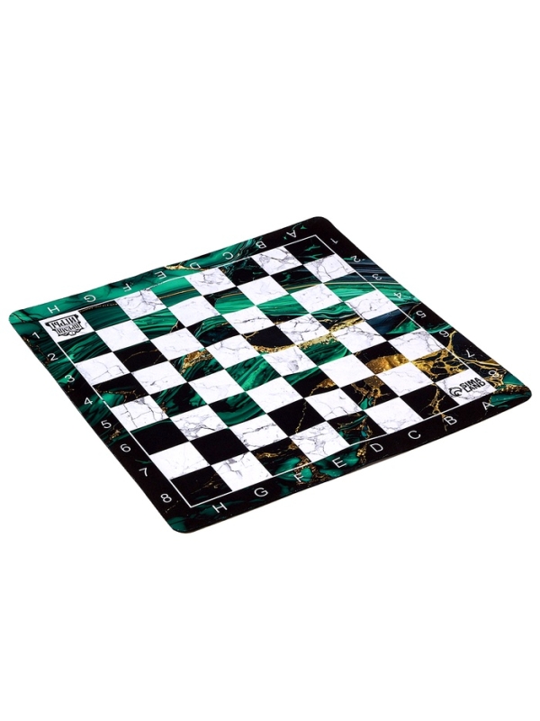 Шахматное поле "Малахит" 40 х 40 х 0.2 см, каучук