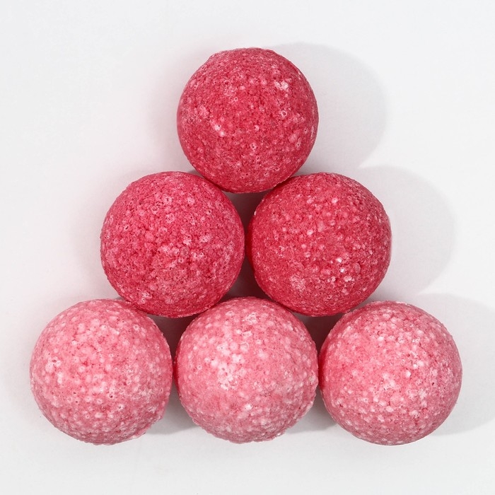 Набор бомбочки для ванны ЧИСТОЕ СЧАСТЬЕ &laquo;8 Марта&raquo;, 6х20 г