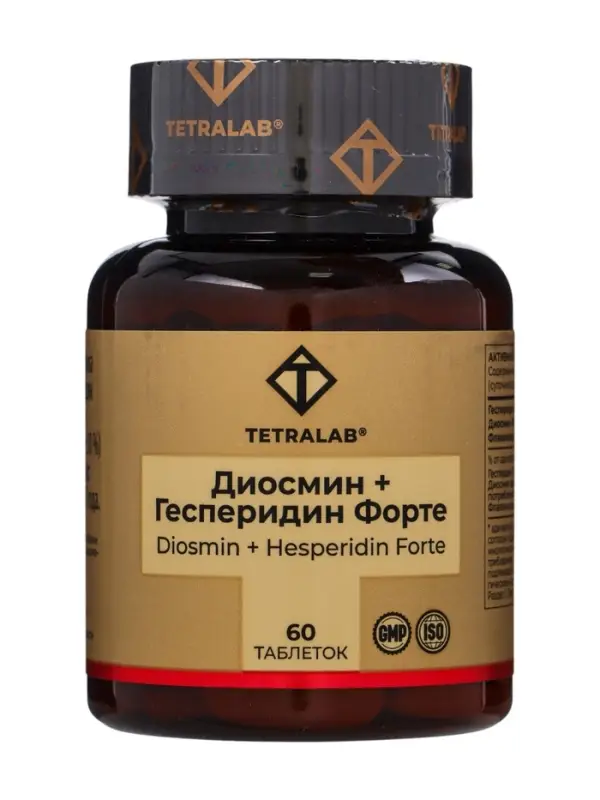 Диосмин + Гесперидин Форте Венотоник TETRALAB, таб №60