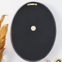 Панно интерьерное полистоун "Сердце с короной" чёрный с золотом 20х2,5х26,2 см