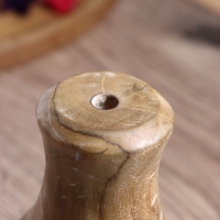 Ваза "Сильва" дерево Джати, 11х11х15 см, цв. бежевый Ваза "Сильва" дерево Джати, 11х11х15 см, цв. бежевый