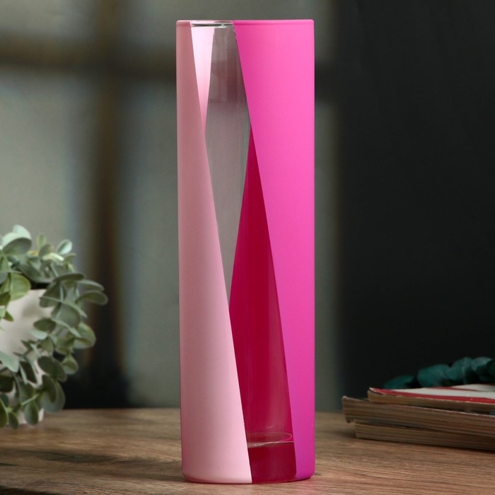 Ваза - цилиндр &laquo;Саванна&raquo; для цветов, прямая, 27 см, 1,1 л.