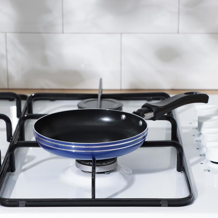 Сковорода &laquo;Лерой&raquo;, d=14 см, пластиковая ручка, антипригарное покрытие, цвет МИКС