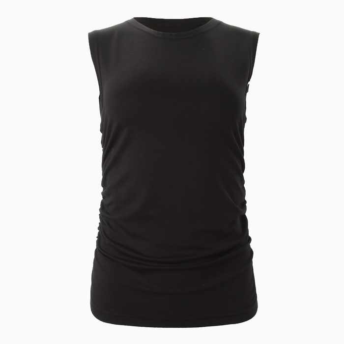 Майка женская MINAKU: Basic line цвет черный, р-р 42 Майка женская MINAKU: Basic line цвет черный, р-р 42