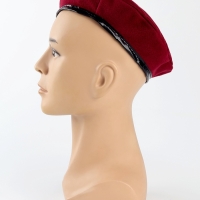 Берет военного, цвет бордовый