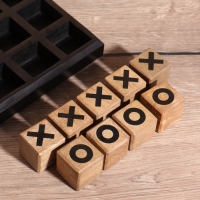 Настольная игра "Крестики-нолики" 16.5х16.5 см, манговое дерево