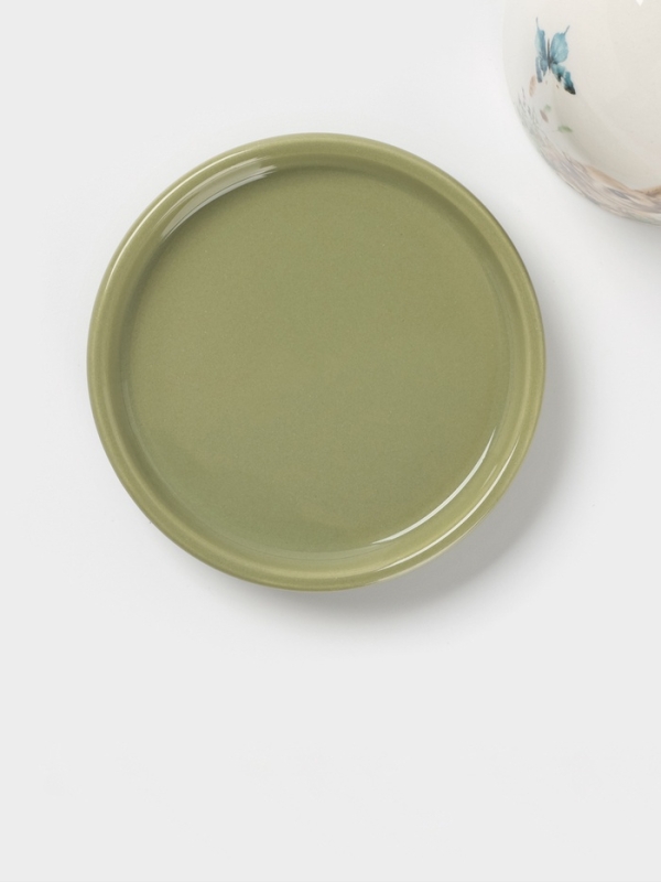 Лимонница Доляна &laquo;Зайка&raquo;, керамика, 9&times;9 см, белая