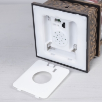 Светодиодная фигура &laquo;Фонарь с Дедом Морозом&raquo; 10 &times; 30 &times; 10 см, пластик, батарейки ААх3 (не в комплекте), USB, свечение тёплое белое