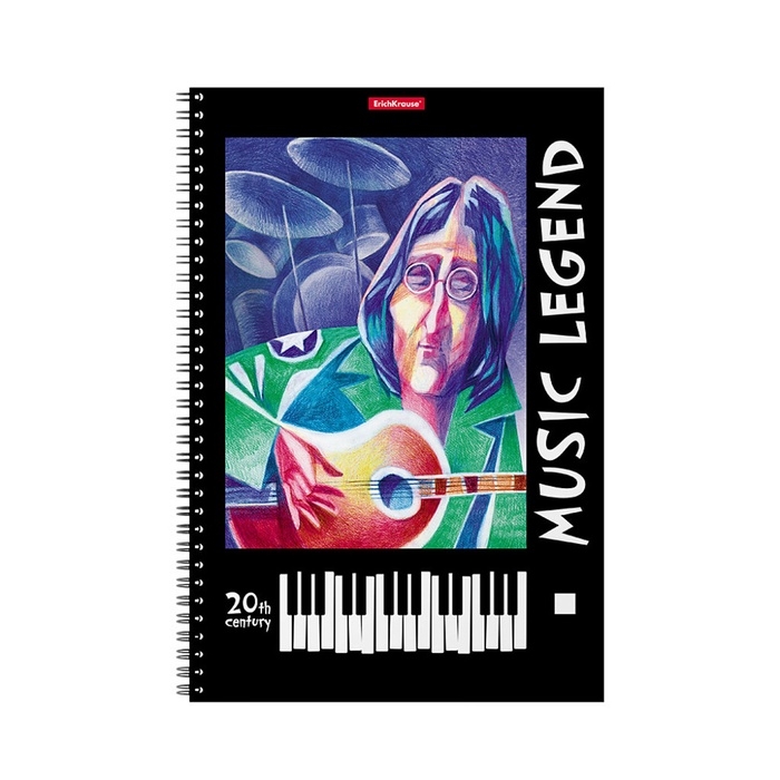 Тетрадь для нот А4, 24 листа на спирали ErichKrause Music Legend, вертикальная ориентация