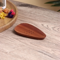 Мыльница, дерево Джати, 13х8х1,5 см, цв. коричневый