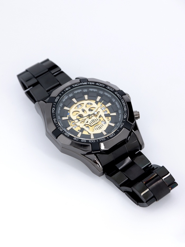 Часы наручные кварцевые мужские, l-26 см, d циферблата 4.5 см