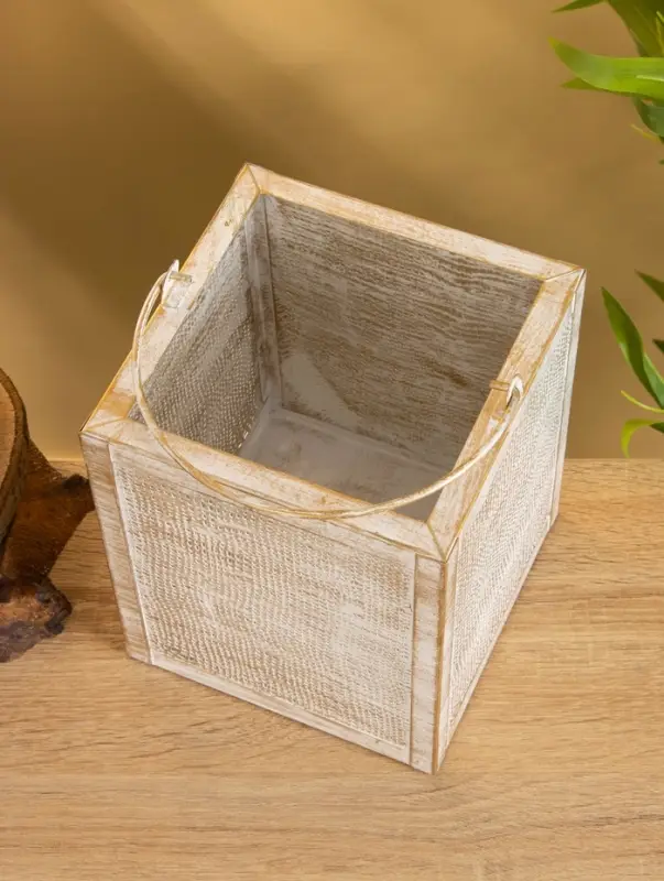 Подсвечник "Короб" 15х15х18 см, металл