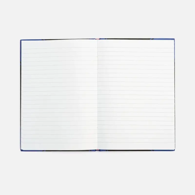 Блокнот Accenti, черный с синим