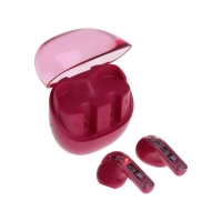 Наушники беспроводные R20, TWS, вкладыши, BT 5.3 , 30/200 мАч, шумоподавление, малиновые Наушники беспроводные R20, TWS, вкладыши, BT 5.3 , 30/200 мАч, шумоподавление, малиновые