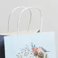 Пакет подарочный новогодний крафтовый &laquo;Морозное утро&raquo;, 22 х 25 х 12 см