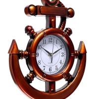 Часы настенные интерьерные &laquo;Якорь&raquo;, плавный ход, 28.5&times;29 см, циферблат d-12.5 см