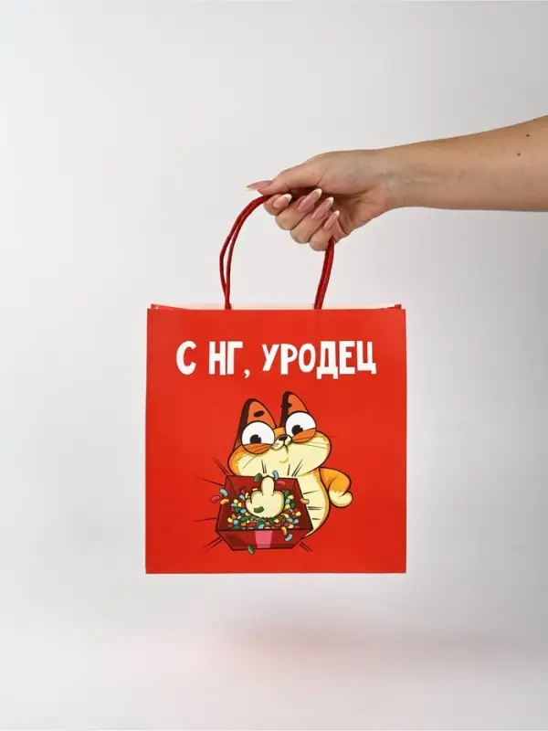 Набор пакетов крафтовых &laquo;Новогодний праздник&raquo;