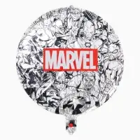 Набор бумажной посуды 10 персон: стакан, тарелка, скатерть, Мстители