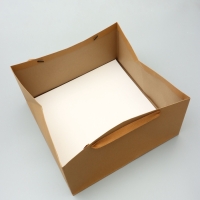 Пакет для торта, с широким дном 40 х 40 х 19,5 см, крафт