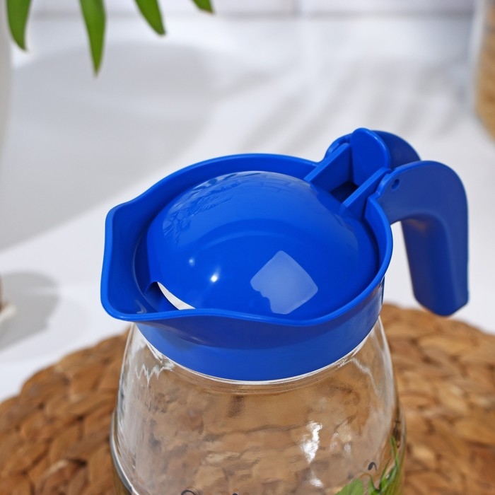 Кувшин с крышкой &laquo;Ягодный фреш&raquo;, стеклянный, 1,5 л, с крышкой