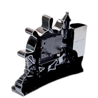 Часы настольные - органайзер для канцелярии будильник &laquo;Штурвал&raquo;, 14&times;17&times;4 см