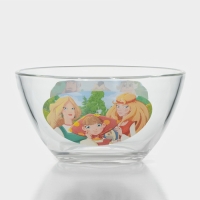 Салатник стеклянный &laquo;Три Богатыря. Царевны&raquo;, 500 мл, d=13 см