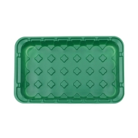 Мини-парник для рассады, 35,5 &times; 22 &times; 11 см, вставки (28 шт.) под таблетки для рассады d = 4 см, Greengo