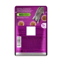 Влажный корм Whiskas для кошек, желе индейка/печень/овощи, 75г