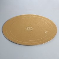 Подложка для торта усиленная, 30 см, золото, 2.5 мм, набор 3 шт.