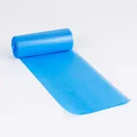 Мешки для мусора 35 л, ПНД толщина 10 мкм, 20 шт в рулоне, цвет синий